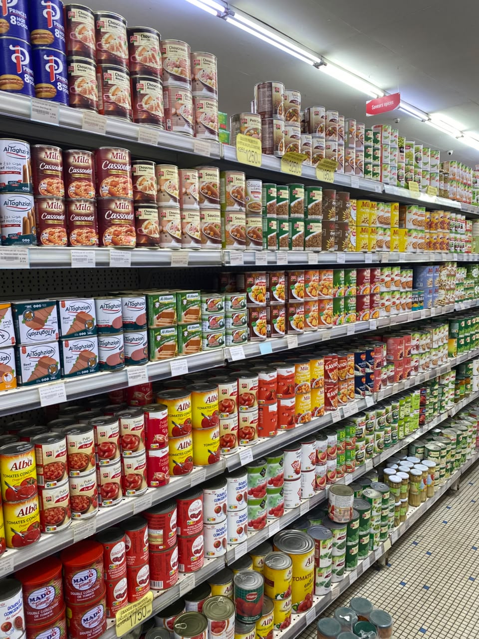 Canned & dry provisions